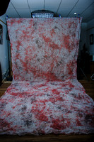 Red/Orange/White 10x16 Fantasy Cloth from Backdrop outlet (woven paper) $10