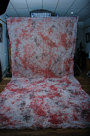 Red/Orange/White 10x16 Fantasy Cloth from Backdrop outlet (woven paper) $10